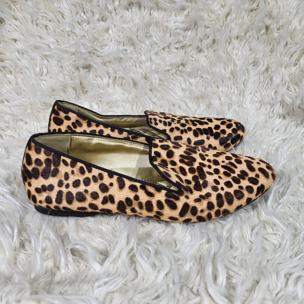 Birdies The Starling Cheetah Calf Hair Comfort Flats Leopard Print Size 7.5 - Picture 3 of 10